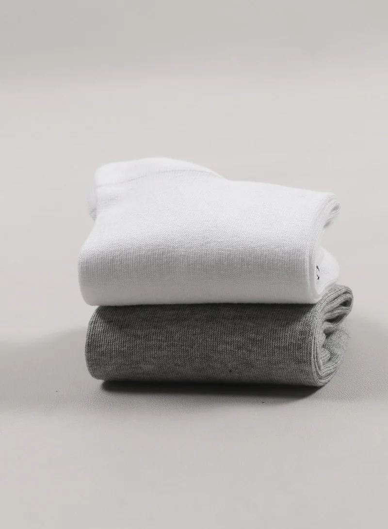 Kawn.yoga White Breathable Lightweight Socks for Daily Wear – Soft & Comfortable, One Size Fits Most - 1 Pair  | Best Price UAE